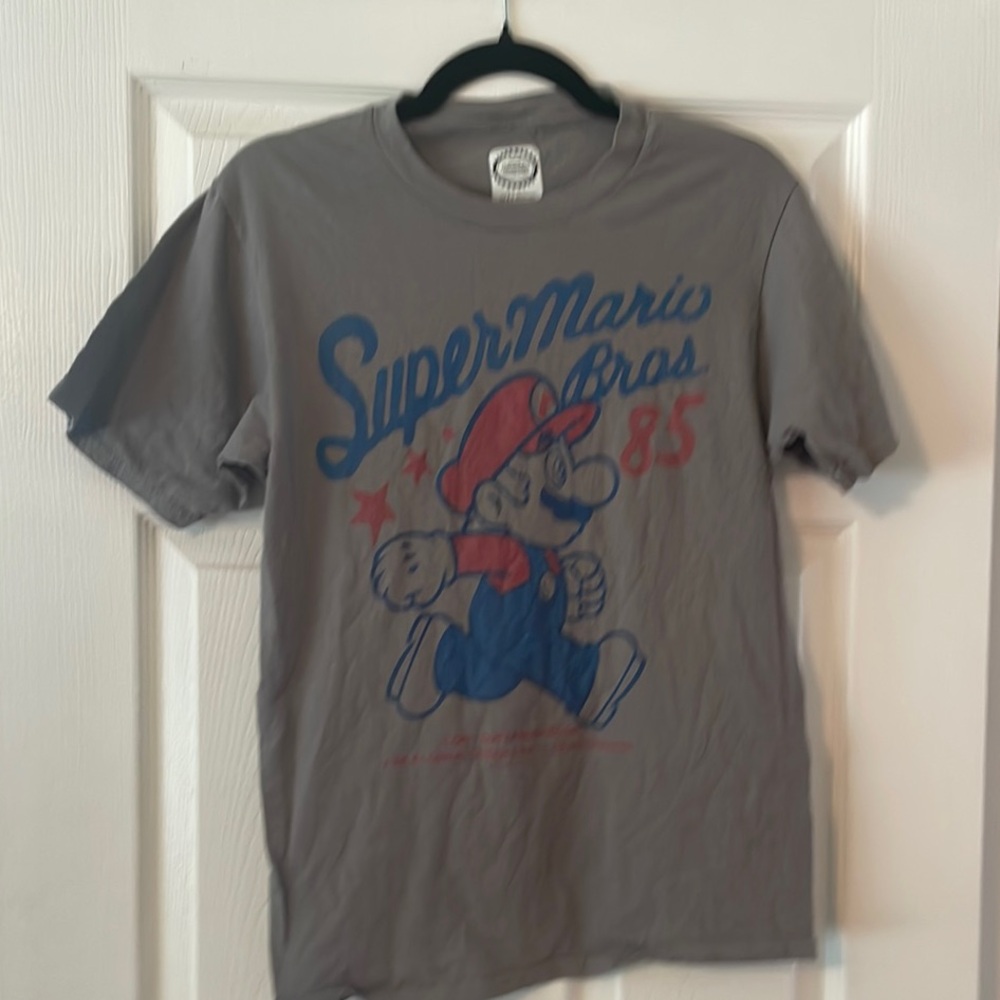 Nintendo Gray Super Mario Bros Tee